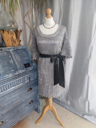 Coast classic grey - lace, dress