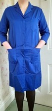 Royal blue lab coat, size 96cm