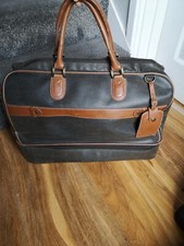 Marks & Spencer Textured Weekender duffle travel bag Olive RETRO