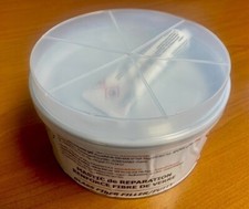 FIBRE GLASS Putty REINFORCED HIGH STRENGTH Car Filler 1 kg Tub x2