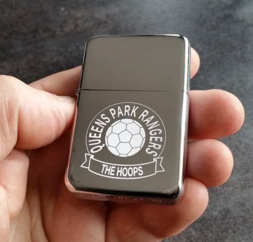 Qpr engraved lighter - qpr, with