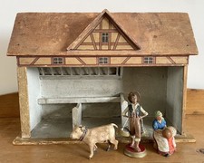 Early Antique Wooden Stable