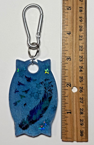 Handmade resin keychain - handmade,