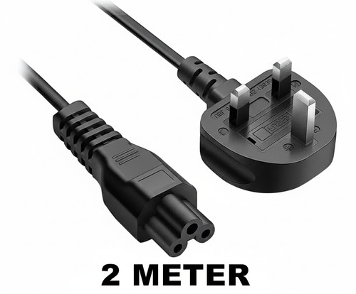 Mains power lead pin plug - lead, c5