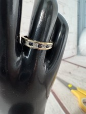 9ct Yellow Gold Sapphire And
