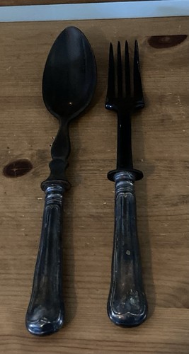 Antique german pair - antique, serving
