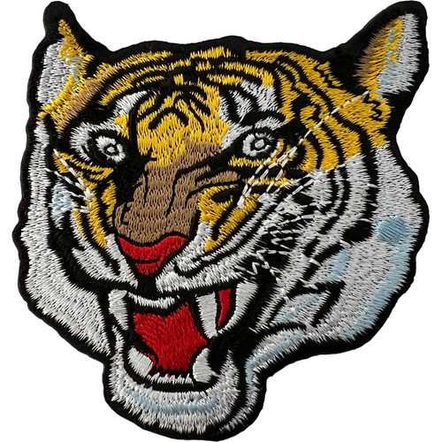 Tiger head patch iron - iron, on