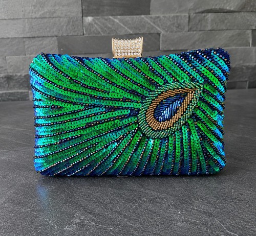 Clutch bags for - , peacock