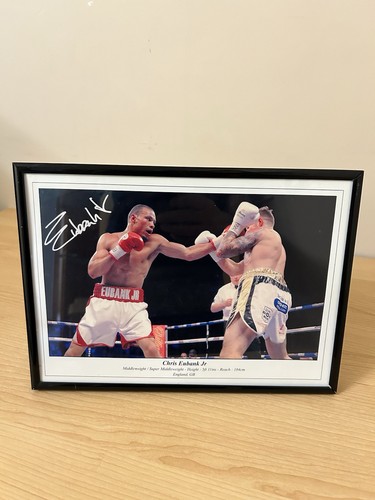 Chris eubank signed - eubank, print