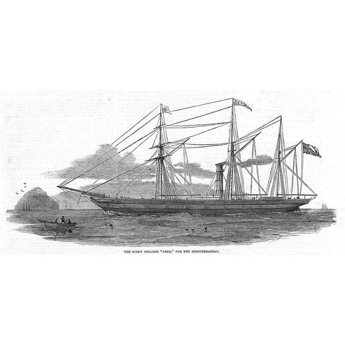 The screw steam ship - steam, arno