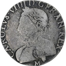 France, Charles IX, Teston