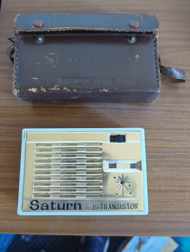 Old saturn transistor radio - transistor,