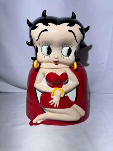 Betty boop cookie jar red - boop,