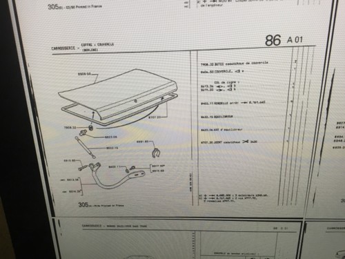 Genuine peugeot 305 - 305, gti