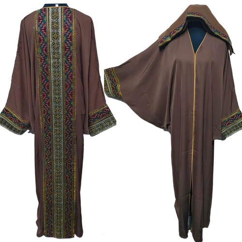 Brown open front - open,