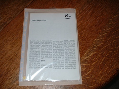 Morris minor 1000 motor trader - 1000,
