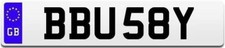 BUSBY Cherished Private Number