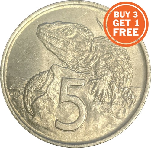 Cent new zealand coin - 5,
