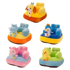 Kids Sofa Chair Children Plush Cartoon Animal Couch Seat Slipcover