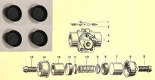 BEDFORD CA   HC JC PC Van      Rear Wheel Cylinder Repair Seals Kits  (1938- 61)