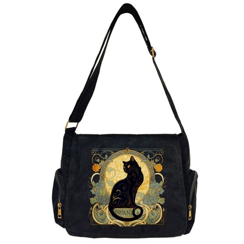 Black retro tote crossbody - black,