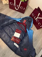 Gucci Blue Puffer 2025 Jacket Large