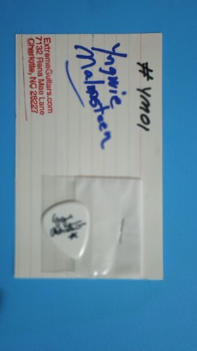 Yngwie malmsteen guitar pick - malmsteen,