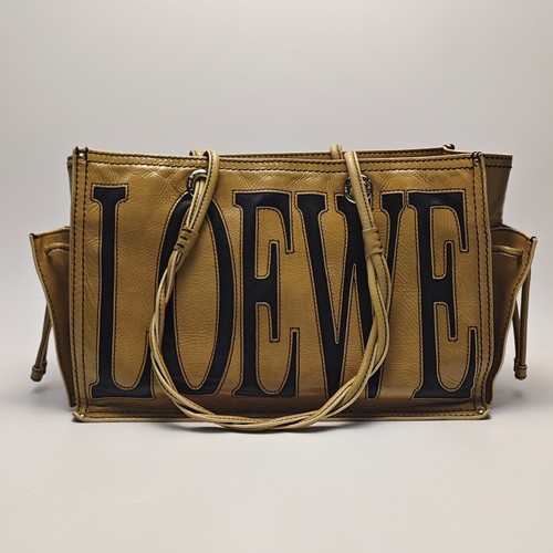 Loewe camel waxed leather - loewe,
