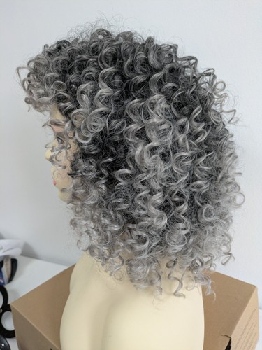 Gorgeous silver grey curly - gorgeous,