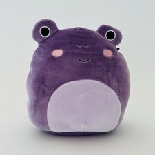 Squishmallows Squishmallow Purple Frog Toad Soft Toy Cuddly Plush Animal 8”