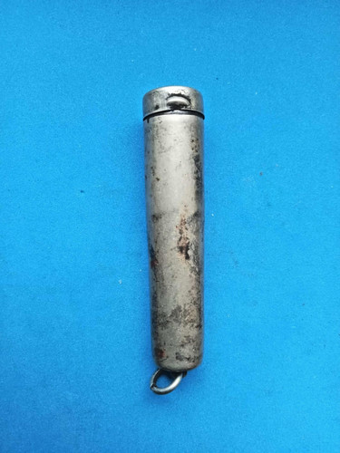 Antique victorian metal etui - victorian,