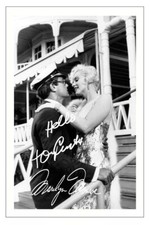 MARILYN MONROE & TONY CURTIS Signed Autograph PHOTO Gift Print SOME LIKE IT HOT