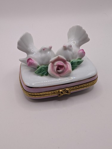 Porcelain trinket box love - porcelain,