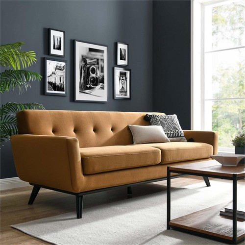 Maklaine modern tufted back - maklaine,