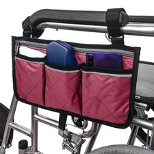 Wheelchair side bag armrest - wheelchair,