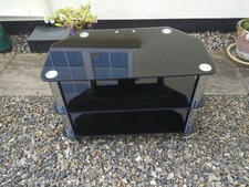 Modern Black Glass 3 Tier