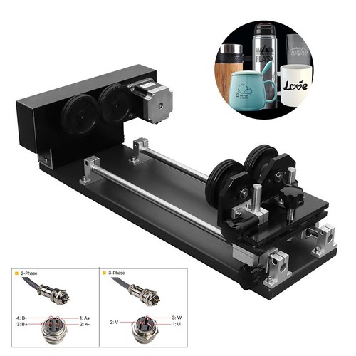Cnc wheel rotation rotary - rotation, axis