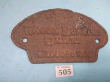 Antique Wagon Repairs Plaque Gloucester