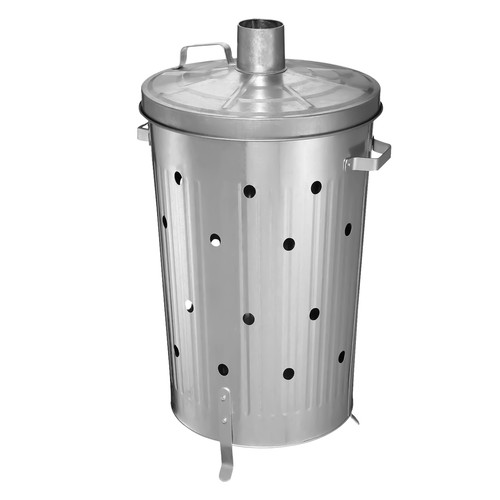 Large 90l incinerator fire bin - large,