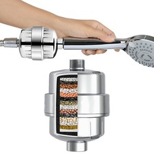 Shower Filter Water Filter Softener Hard Water Purifier Shower Head Universal UK