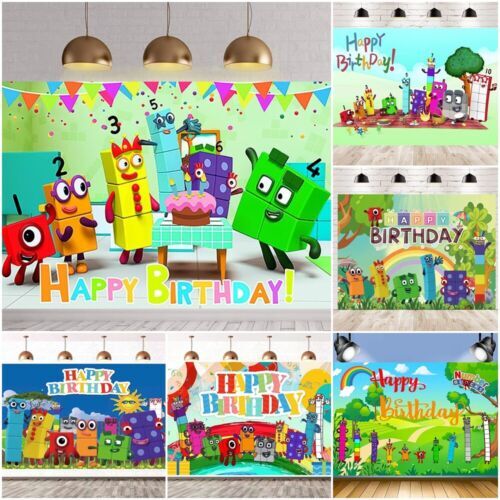 Numberblocks backdrop happy - backdrop,