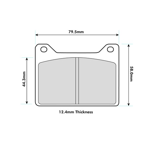 Ferodo ds2500 brake pads - ds2500, for