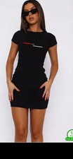 Woman’s Lycra Stretch Sports Dress In Black New