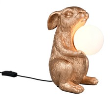 Table Light Gold Rabbit