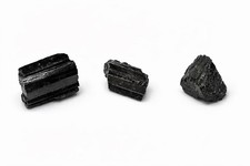 Black tourmaline rough - black,