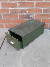 Vintage Veteran Series Metal Drawer Workshop Old Rustic Display ? B292 MH