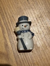 Porcelain Snowman Christmas