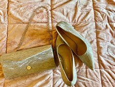 Lunar Silver Stiletto Shoes