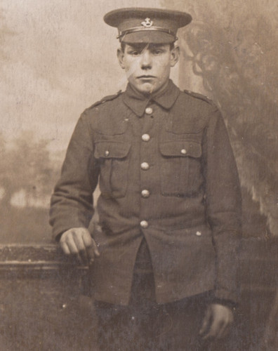 Ww1 rppc photo soldier - photo,