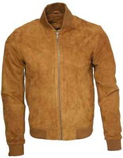 Mens retro tan goat suede - retro,